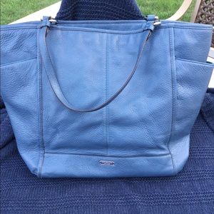 Coach blue tote